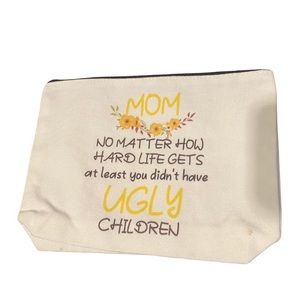 New Mom Gifts Makeup Cosmetic Bag for Women